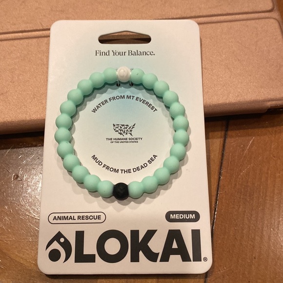 Beautiful brand new Lokai bracelet size medium beautiful mint green color - Picture 5 of 6